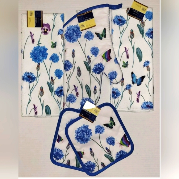 5 Piece Butterfly Kitchen Set - Picture 1 of 5